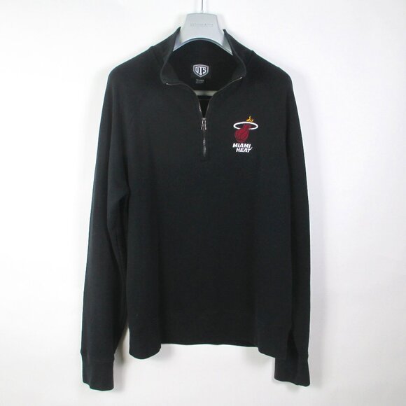 1/2 ZIP MIAMI HEAT SWEATSHIRT. - Picture 5 of 11